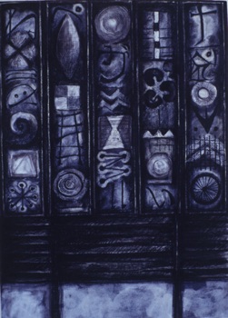 Prayer Wheel Plaques
Charcoal
700mm x 500mm
1994